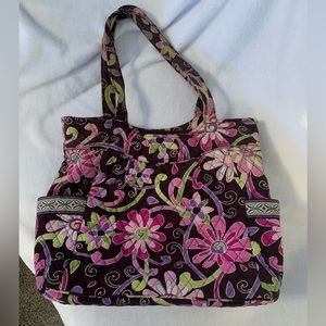 Vera Bradley Purple Soft Punch tote bag
